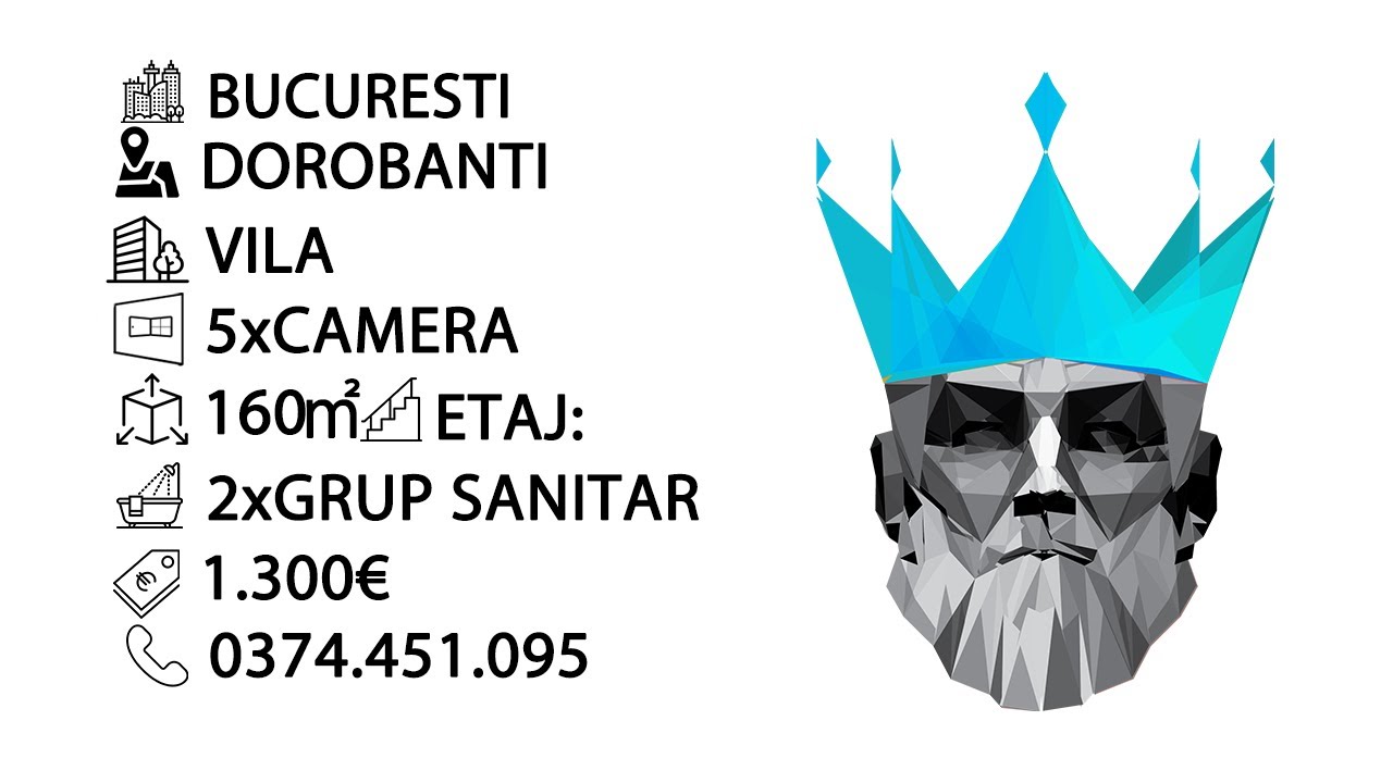Tur video Primaria Dobroesti | Vila cu 5 Camere | Terasa + Curte | Panouri Sol.