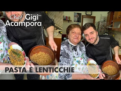 PASTA E LENTICCHIE NAPOLETANA NEL COCCIO - RICETTA COMPLETA PASSO DOPO PASSO PER ZIA TERESA