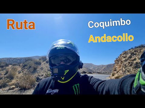 Haciendo ruta de madrugada entre Coquimbo a Andacollo. #motovlog