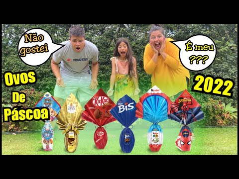 OPENING AND TASTING EASTER EGGS 2022 - Anny and I Family