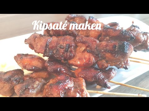 🇸🇷 Surinaamse Kip Saté recept - Chicken Saté recipe