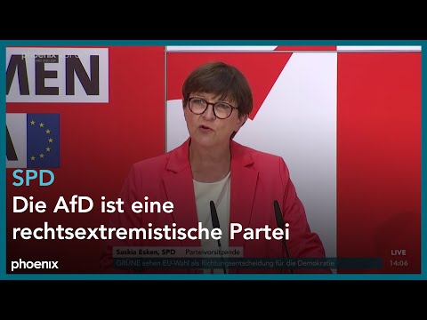 Parteipressekonferenz der SPD mit Saskia Esken | 13.05.2024