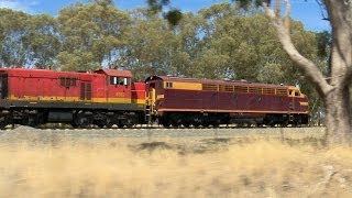 preview picture of video 'Chasing The LVR Heritage Train: Diesels and Steam Locomotives - PoathTV Australian Trains & Railways'