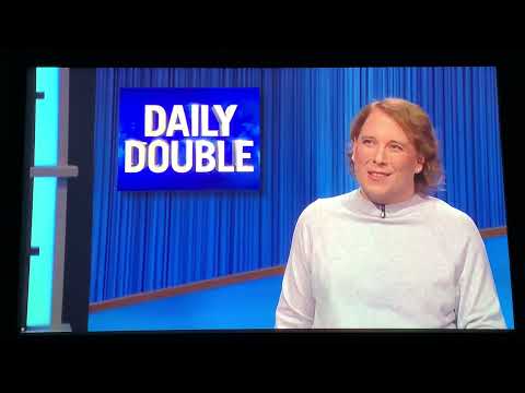 Double Jeopardy, Amy Schneider DAY 20 - 2nd Daily Double (12/28/21)