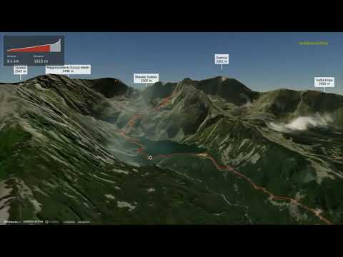 Brzeziny –Zawrat ∆ hiking trails ∆ 3d-trail.com/poland/