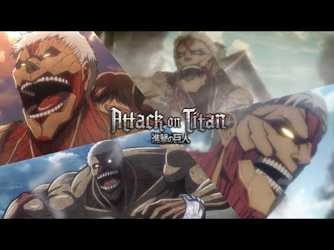 All Reiner Titan Roars In Attack On Titan Season 2 - Season 4 Part 2