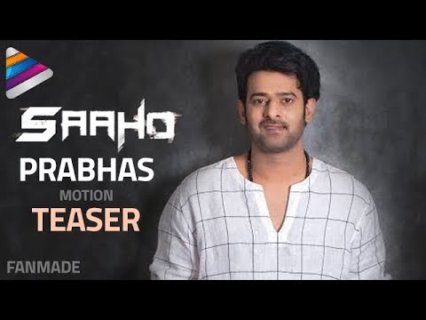 Prabhas New Look Teaser | Saaho Motion Poster | Shraddha Kapoor | Telugu Filmnagar | Fan Made Video