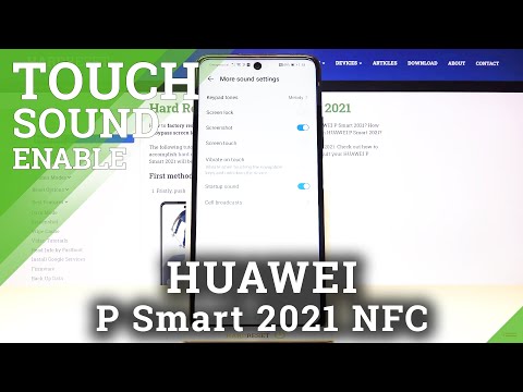 How to Activate Touch Sounds in HUAWEI P Smart 2021 NFC – Keyboard Settings