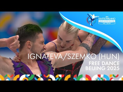 IGNATEVA / SZEMKO (HUN) | Ice Dance Free Dance | #SkateToMilano | 2025 – Beijing