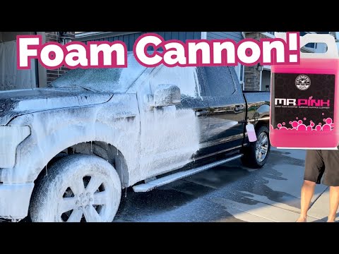 How Use A Foam Cannon | Chemical Guys Mr. Pink | First Use Review