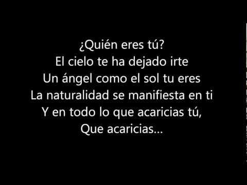 UN ANGEL COMO EL SOL TU ERES - EROS RAMAZZOTTI  (Letra)