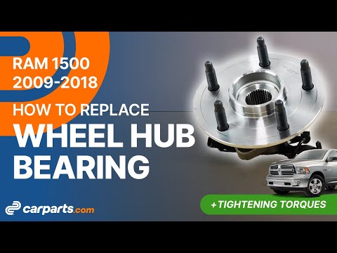 How to replace the Front Wheel Hub Bearing 2009-2018 Dodge RAM 1500 🚗