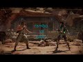 Mortal Kombat11 Rambo Vs Jade Mk11 Rambo
