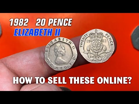 1982 Elizabeth II 20 Pence Coins - How Much Money?