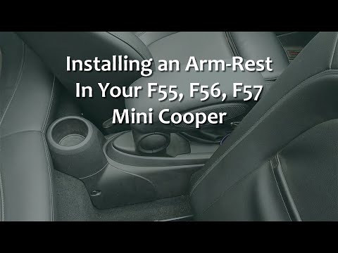 Mini Cooper F55, F56, F57 arm rest install