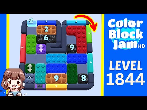 Color Block Jam Level 936 (1844) Solution Walkthrough