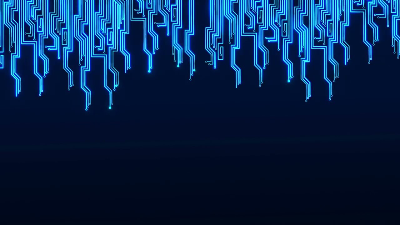 4K abstract High tech technology geometric and connection system Loop background