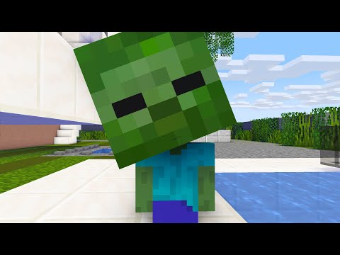 CHICKEN WING MEME ZOMBIE - MONSTER SCHOOL MINECRAFT ANIMATIONS