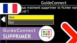 Apprendre GuideConnect: Lettres et documents – Supprimer un document