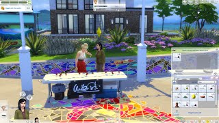 Sims 4 Yard Sale Challenge Ep4 - Hilda struggles at the Flea Market