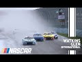 Racing in the rain: Watch the first lap from a wet Watkins Glen | NASCAR