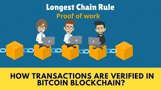 How transactions are verified in Bitcoin Blockchain - Longest chain rule explained