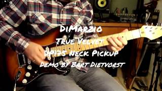 Video thumbnail for DiMarzio DP175 True Velvet by Bart Dietvorst