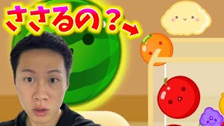 【スイカゲーム】そこに刺さるの？