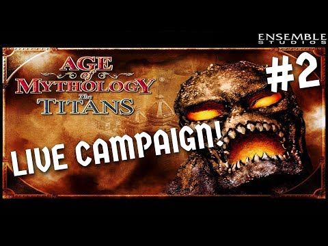 Age of Mythology - TITANS CAMPAIGN LIVE #2