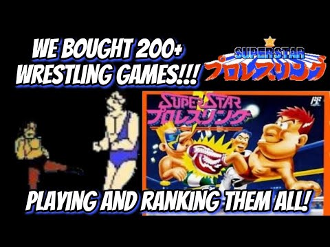 We BOUGHT 200+ Wrestling Games! Ranking them ALL!!! Superstar Pro Wrestling for the Famicom NES!