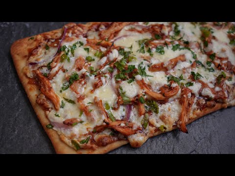Easy BBQ Chicken Pizza Recipe | Gameday Recipe