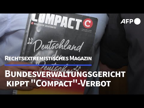 Bundesverwaltungsgericht kippt Compact-Verbot | AFP