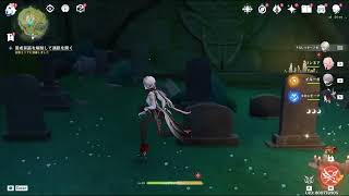 【原神】「塔の足元に吹く風」の受注、「灯台底部にある遺跡のもう一つの入口に向かう」、「（風が当たらないように）警戒装置を解除して遺跡を開く」、「引き続き灯台の遺跡を探索する」をやってみただけ