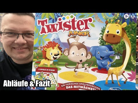 Twister Junior (Hasbro Gaming) - mit 2 Spielplänen, auch für die Jüngsten!
