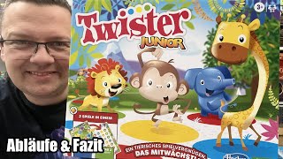 Twister Junior (Hasbro Gaming) - mit 2 Spielplänen, auch für die Jüngsten!
