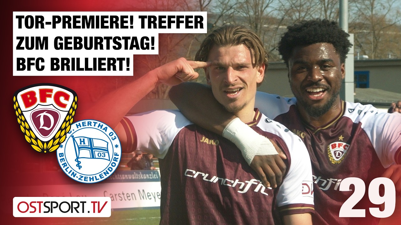 Berliner  Dynamo vs Hertha Zehlendorf Highlights