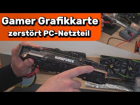 Gaming Grafikkarte zerstört auch noch PC-Netzteil - mit Multimeter ganz einfach durchmessen