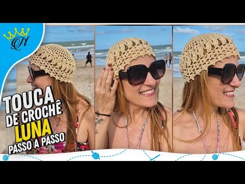 LUNA Crochet Hat - Crochet Headpiece - Step by Step Prof. Neddy Ghusmam