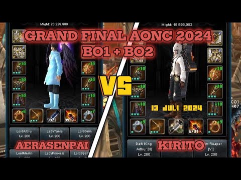 GRAND FINAL AONC 2024 MATCH 1 & 2 ATLANTICA REBIRTH INDONESIA
