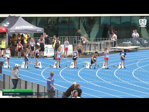 Boys Under 11 100m H6 - 2020 State Combined Events Championships // LAVicTV