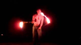 preview picture of video 'Fire Spinning: La Semilla del Fuego - Poptun,Guatemala'