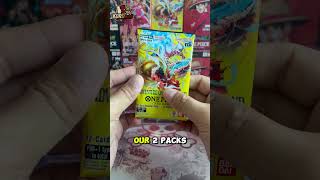 What the Pack! Double Pack 10 Had Me Speechless #onepiecetcg #cardpulls #shorts