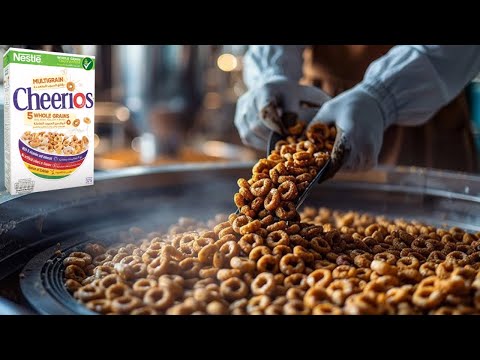 How CHEERIOS are made 🥣 | How breakfast cereals are made
