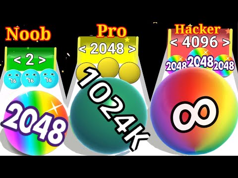 ♥️Ball Run 2048 Infinity ♾️ vs Number run shooting - 2048 gameplay part 20