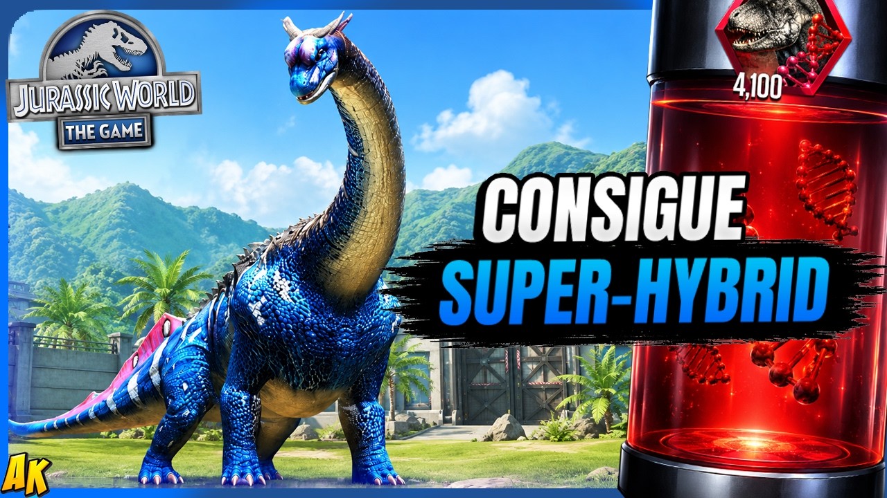 SKOONASAURUS MERECE la PENA? ▶ NUEVO SUPER-HÍBRIDO Jurassic World el Juego