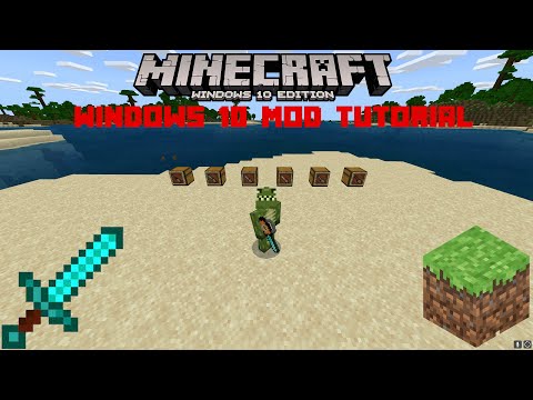 How To Install Mods In Minecraft Windows 10 Edition!