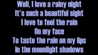 Eddie Rabbitt I Love A Rainy Night Lyrics