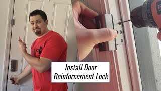How to Install a Door Reinforcement Lock - Prime Line Defender Security