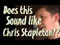 DOES THIS SOUND LIKE CHRIS STAPLETON?? Michael Lee from the voice impersonation of Chris Stapleton