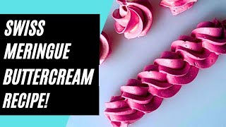 How To Make buttercream | Swiss meringue Buttercream Frosting | Must Try | Super Smooth